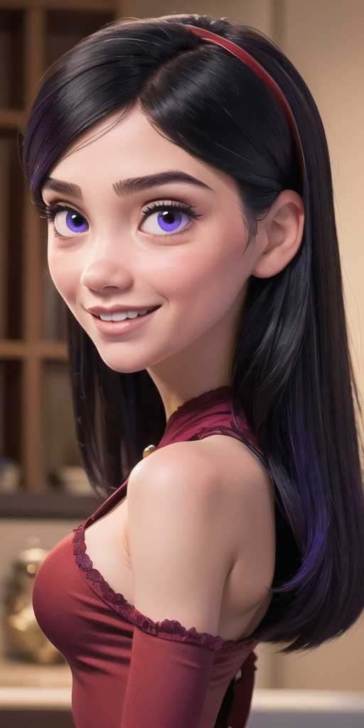 violet parr (the incredibles) generated by aichargen