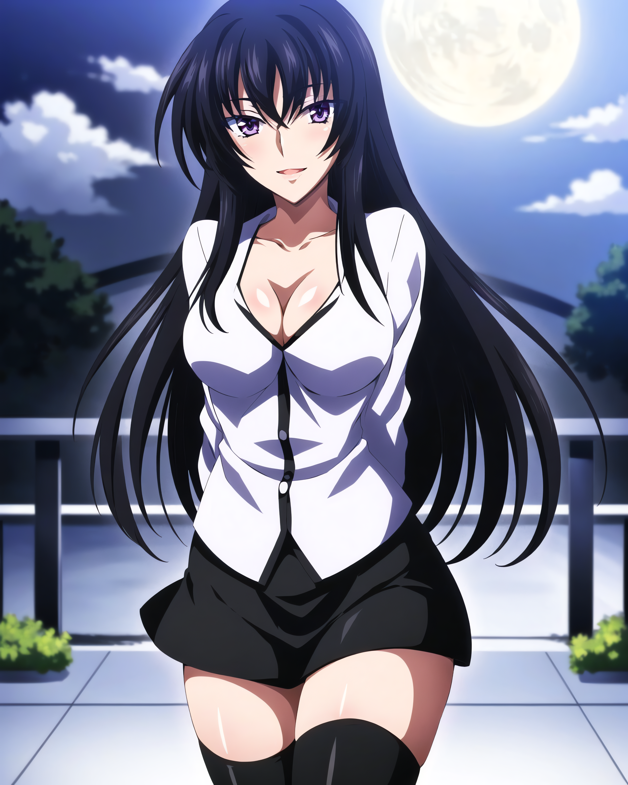Raynare, High School DXD anime character in a
